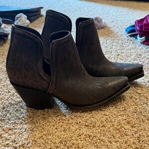 Ariat Women's Dixon Western Ankle Boots - gray/black